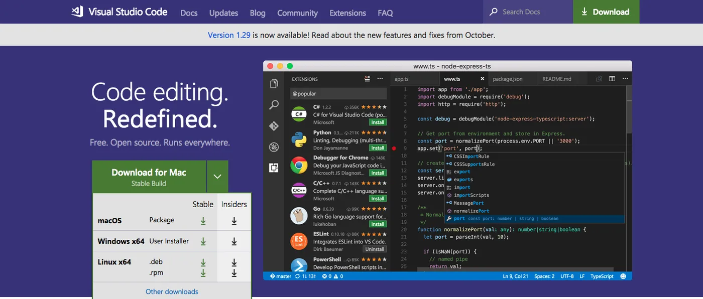 vscode官网下载(vscode官网下载地址)